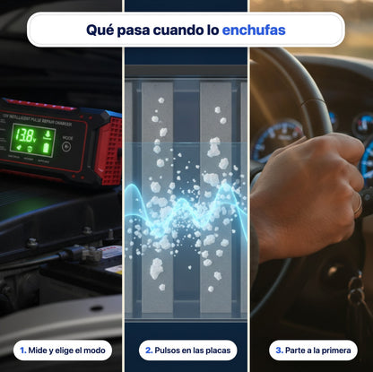 Cargador inteligente de batería de auto